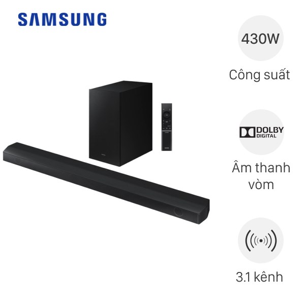 Bộ loa thanh Samsung HW-B650 430W