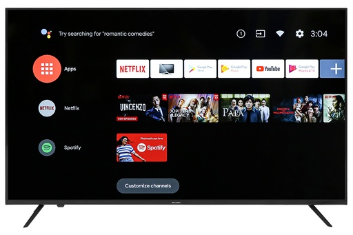 [TV-029] Android Tivi Sharp 4K 55 inch 4T-C55EK2X